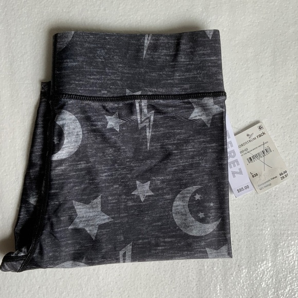 NWT $95 TEREZ 3" Tall Band leggings in MOON - BACK AND HEATHERED, Size Large - Picture 3 of 9
